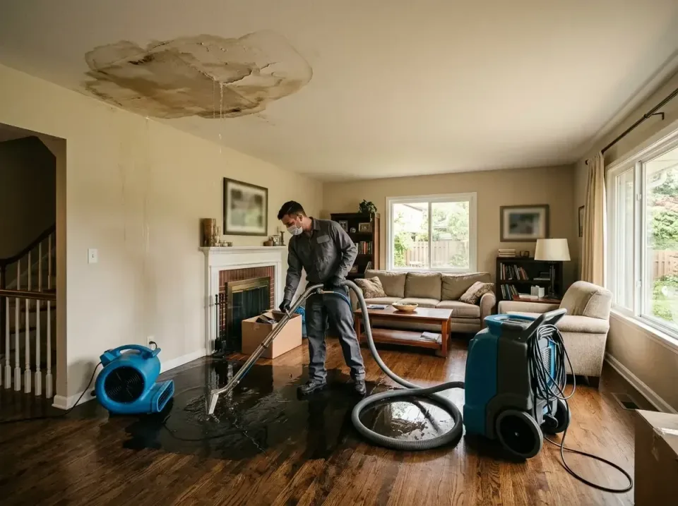 attic-pipe-burst-ceiling-drip-008 — frequently asked questions, Water Damage Restoration & Carpet Care in Monroeville, PA